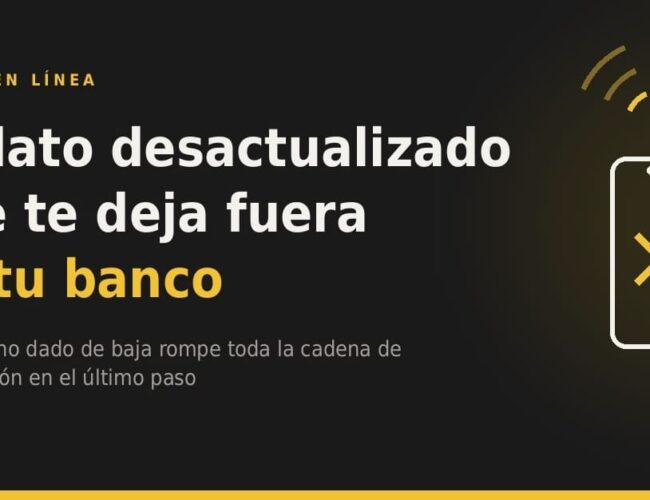 El dato desactualizado que deja a miles de venezolanos fuera de su banca en línea