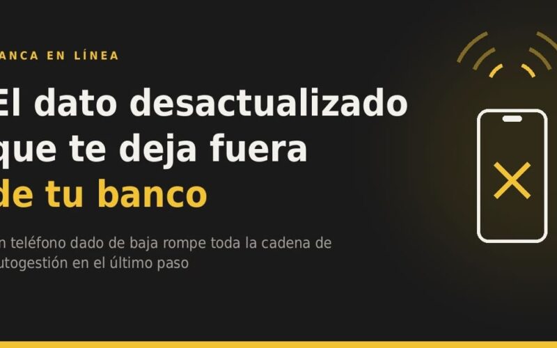 El dato desactualizado que deja a miles de venezolanos fuera de su banca en línea